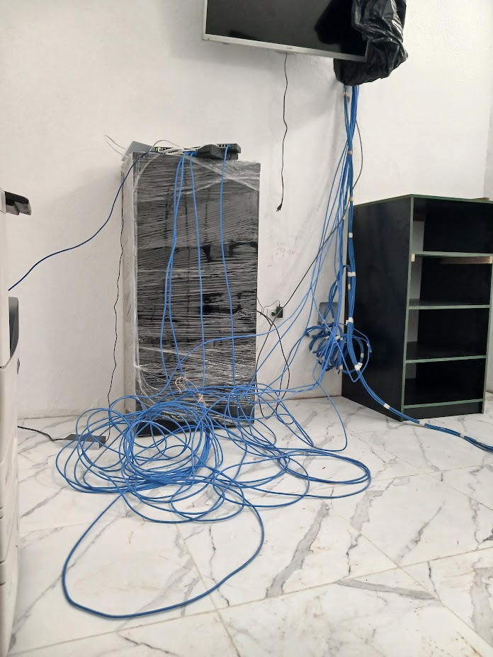Commercial networking installation