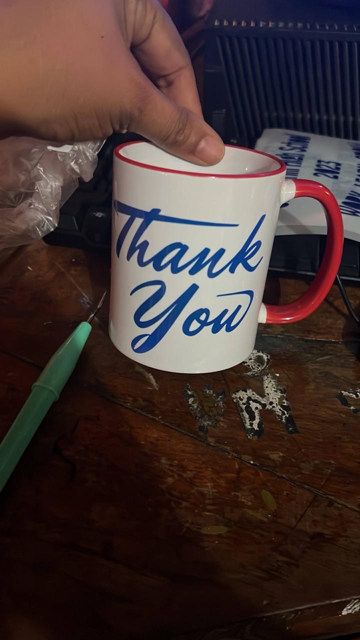 Custom printed mug